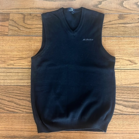 Vantage Acdelco Black Knitted Vest Size L - Picture 4 of 8